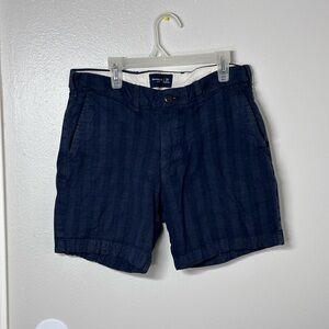 Abercrombie & Fitch Men Stretch Navy‎ Blue Casual Chino Shorts size 31